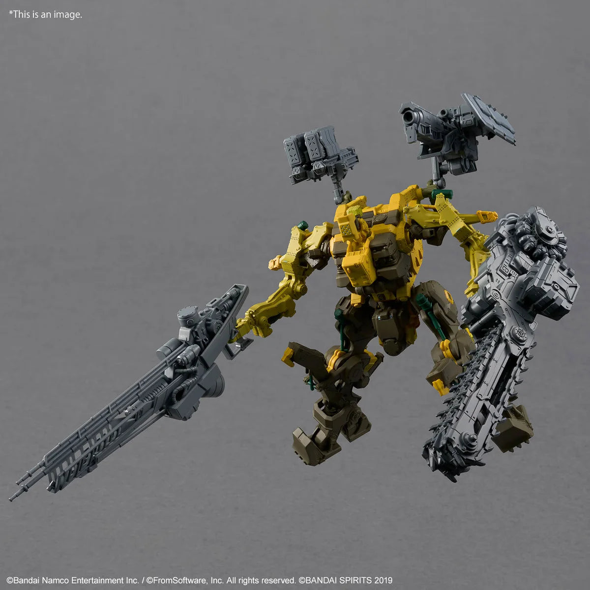 30MM ARMORED CORE VI: FIRES OF RUBICON RaD CC-3000 WRECKER MILK TOOTH - Posing armes lourdes