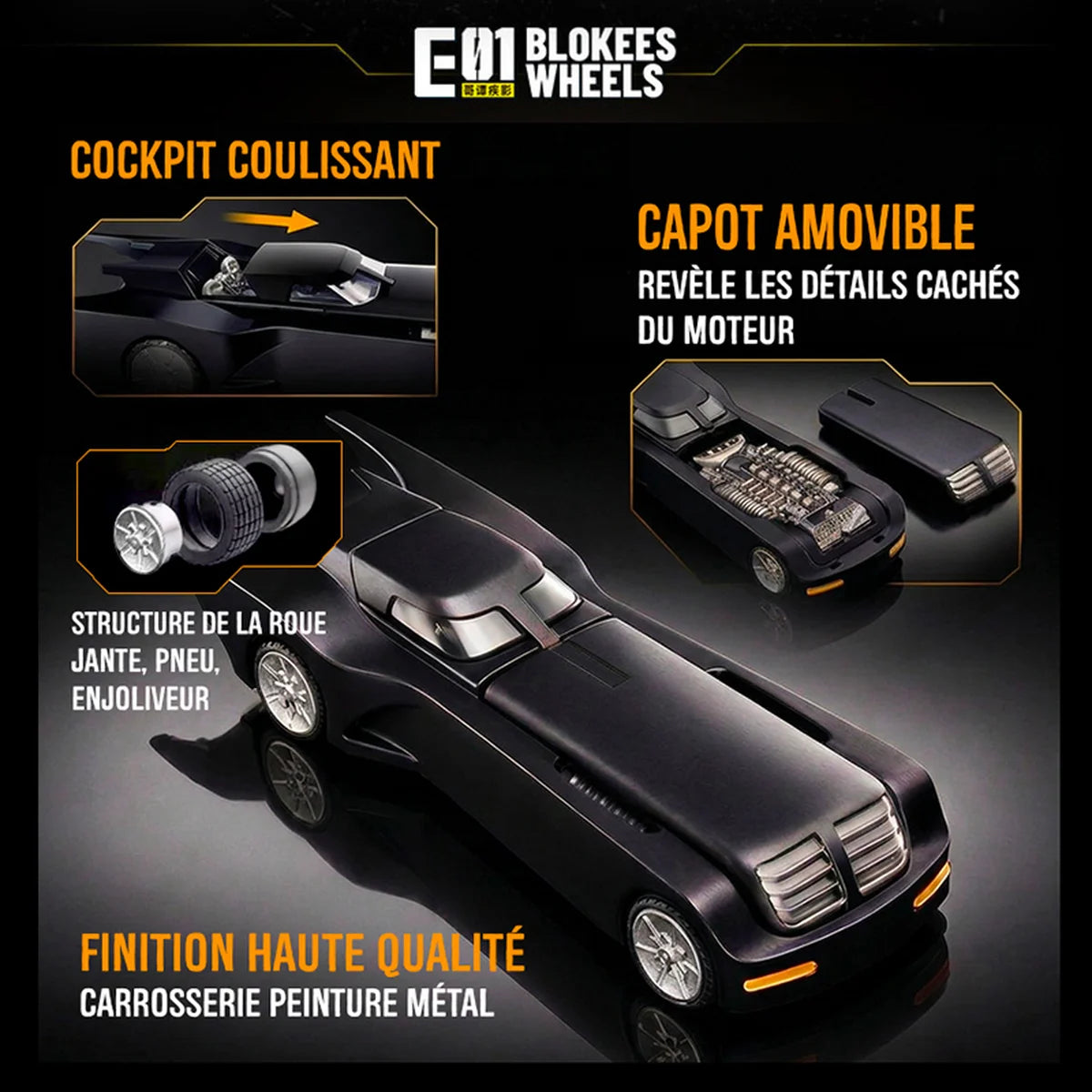 DC Blokees Wheels Batman E01