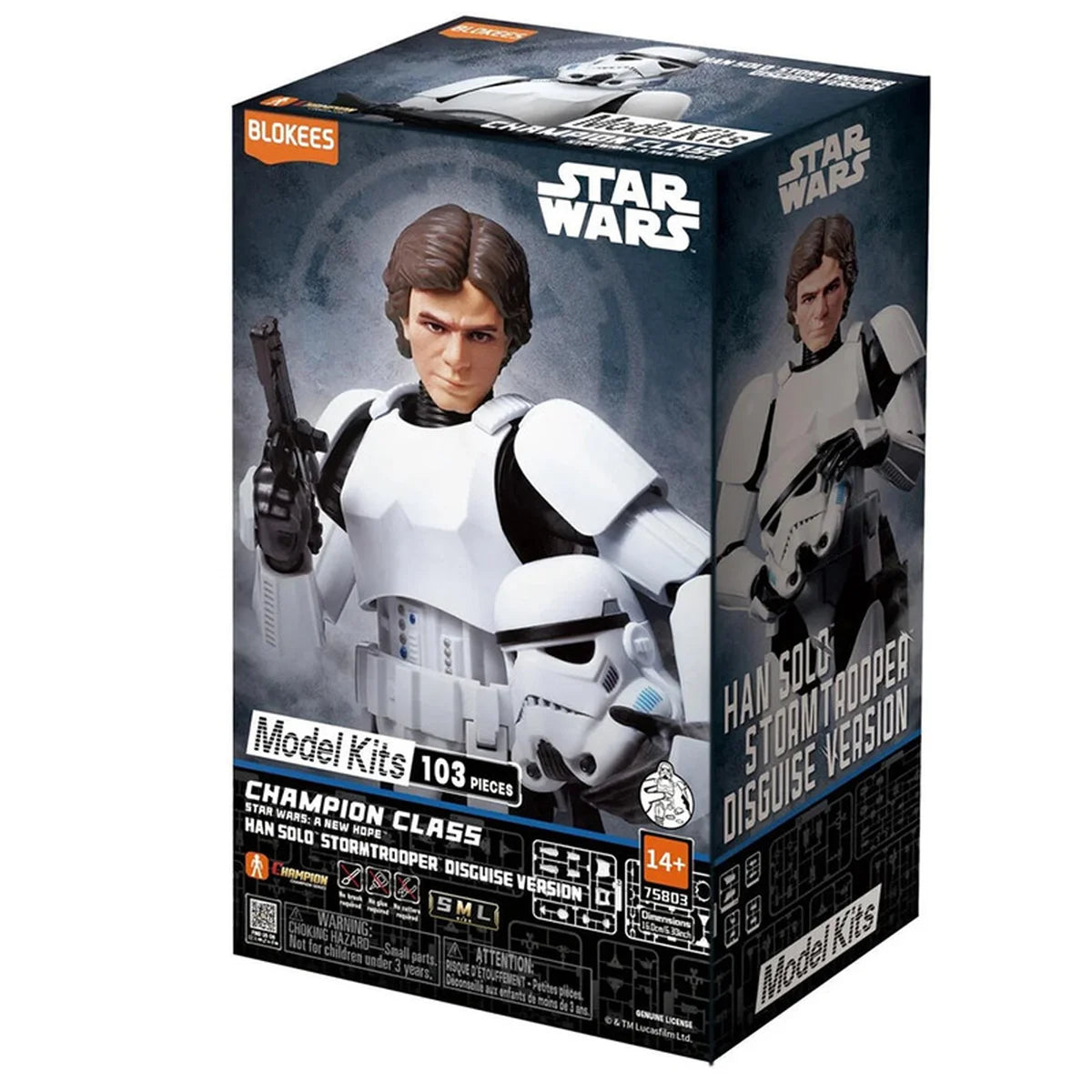 Blokees Star Wars Champion Class 03 - Han Solo Stormtrooper Disguise Version - Préco Juin 2026