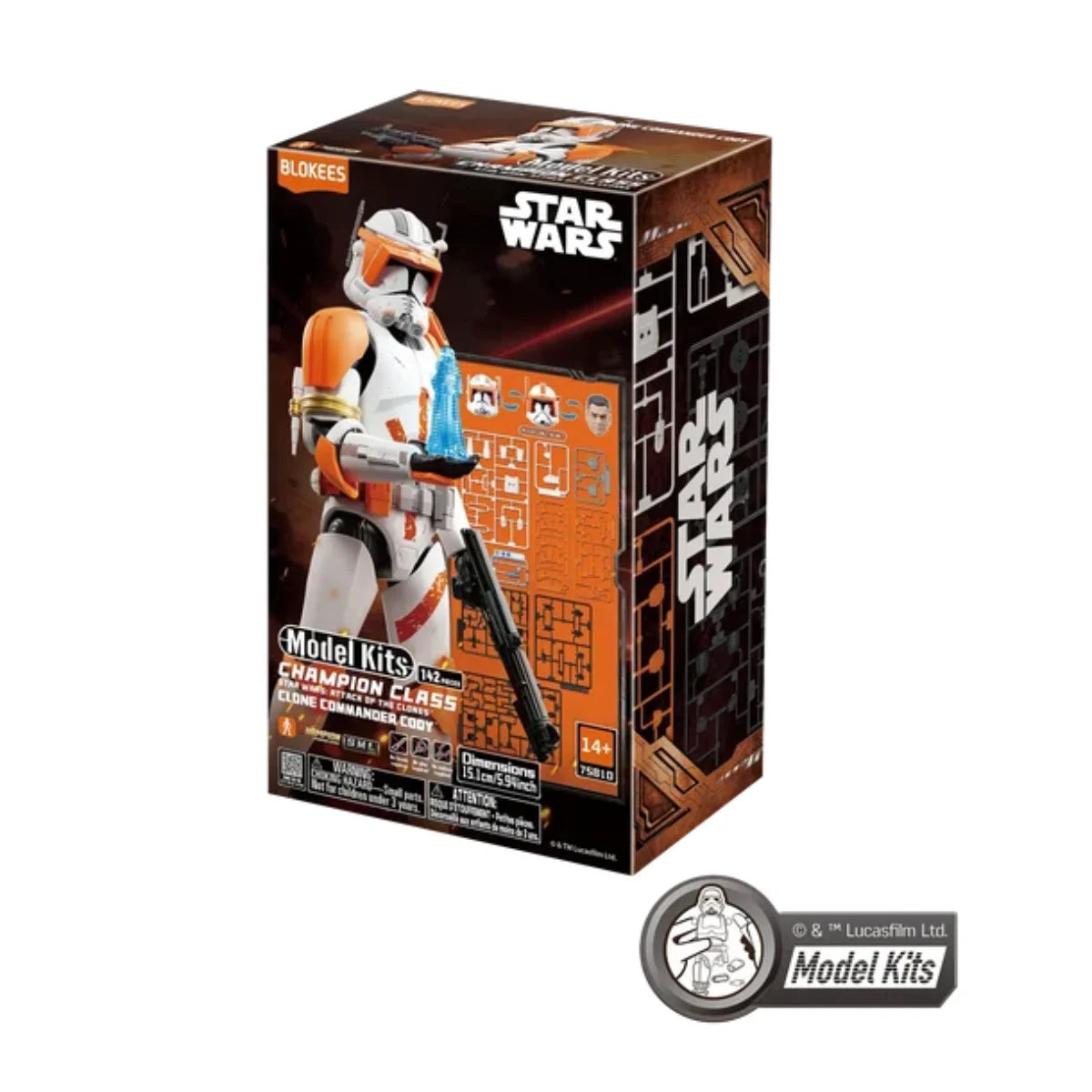 Blokees Star Wars Champion Class 10 - Clone Commander Cody - Attack Of The Clones - Préco Novembre 2026