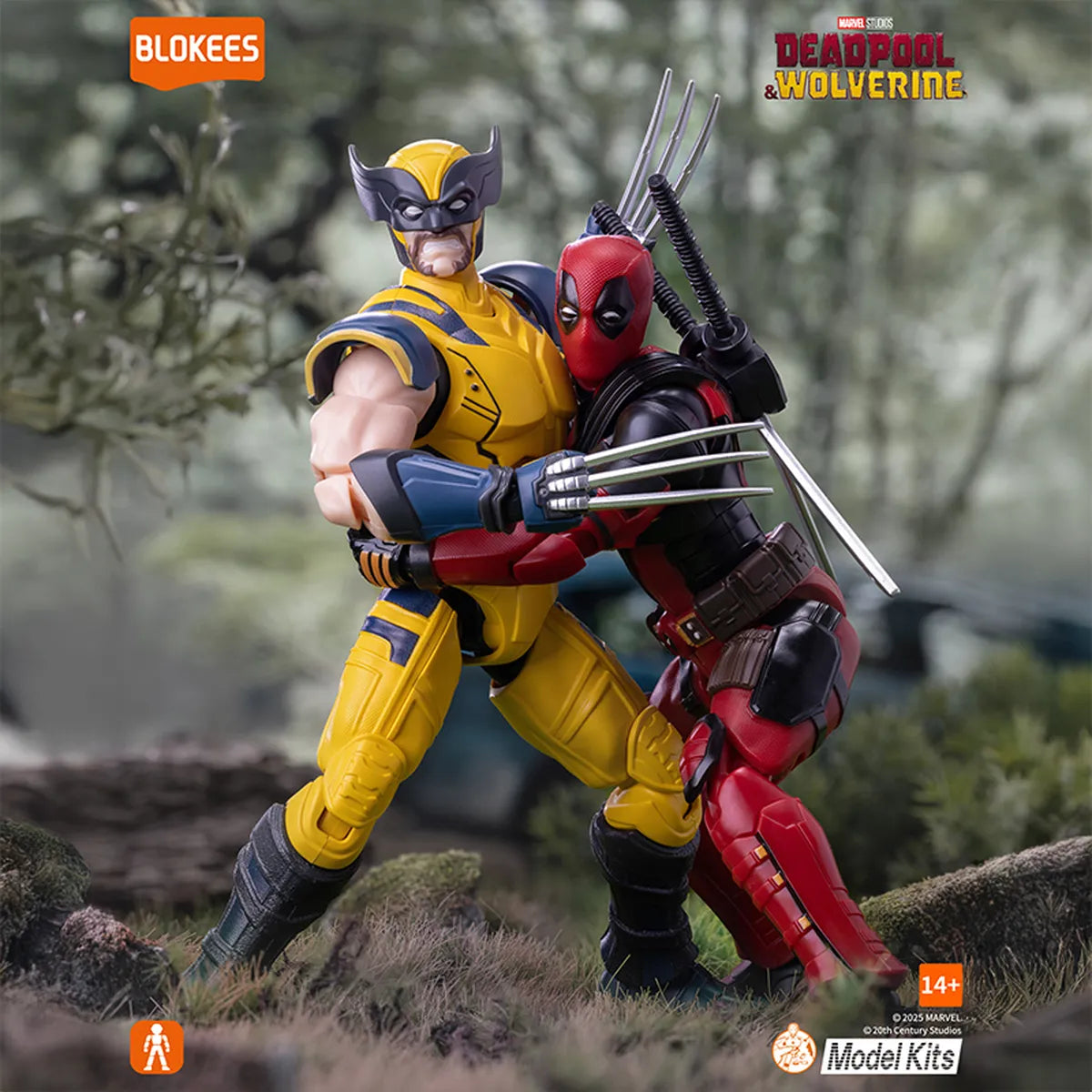 Blokees Marvel Champion Class 04 - Deadpool - avec Wolverine
