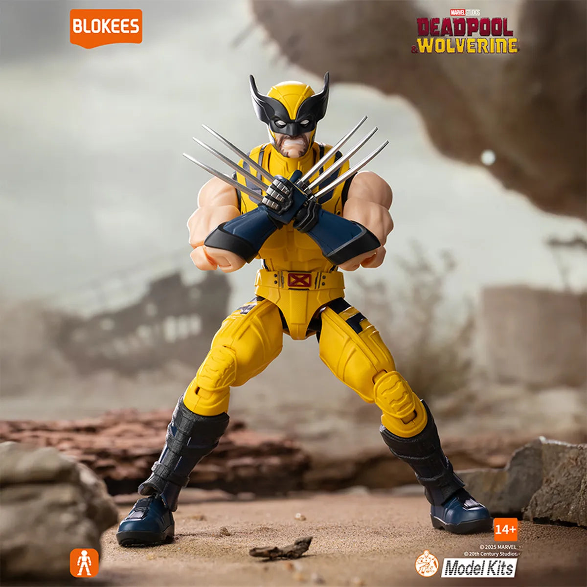 Blokees Marvel Champion Class 05 - Wolverine - posing