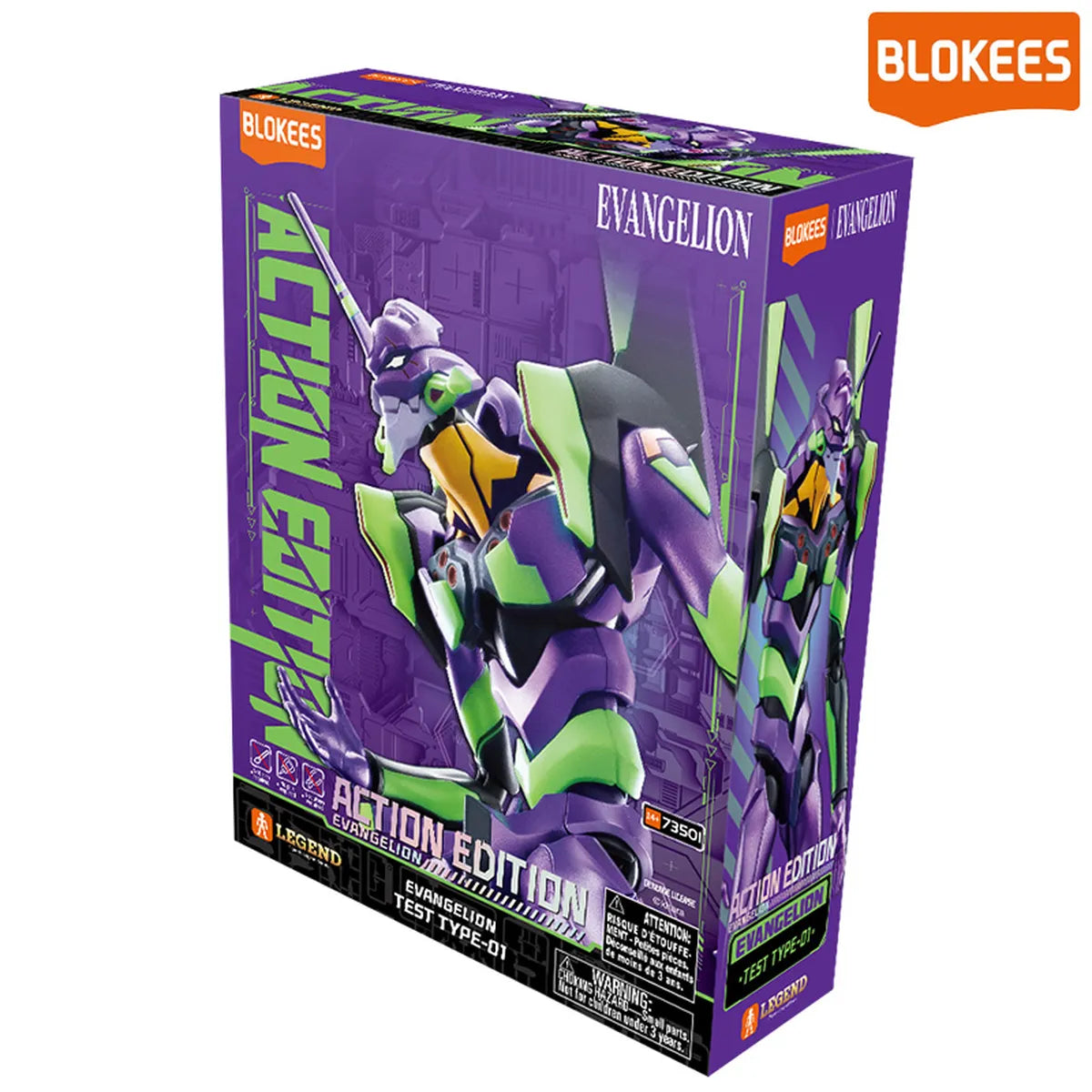 Blokees Evangelion Action Edition 01 - Eva Unit 01 - boîte