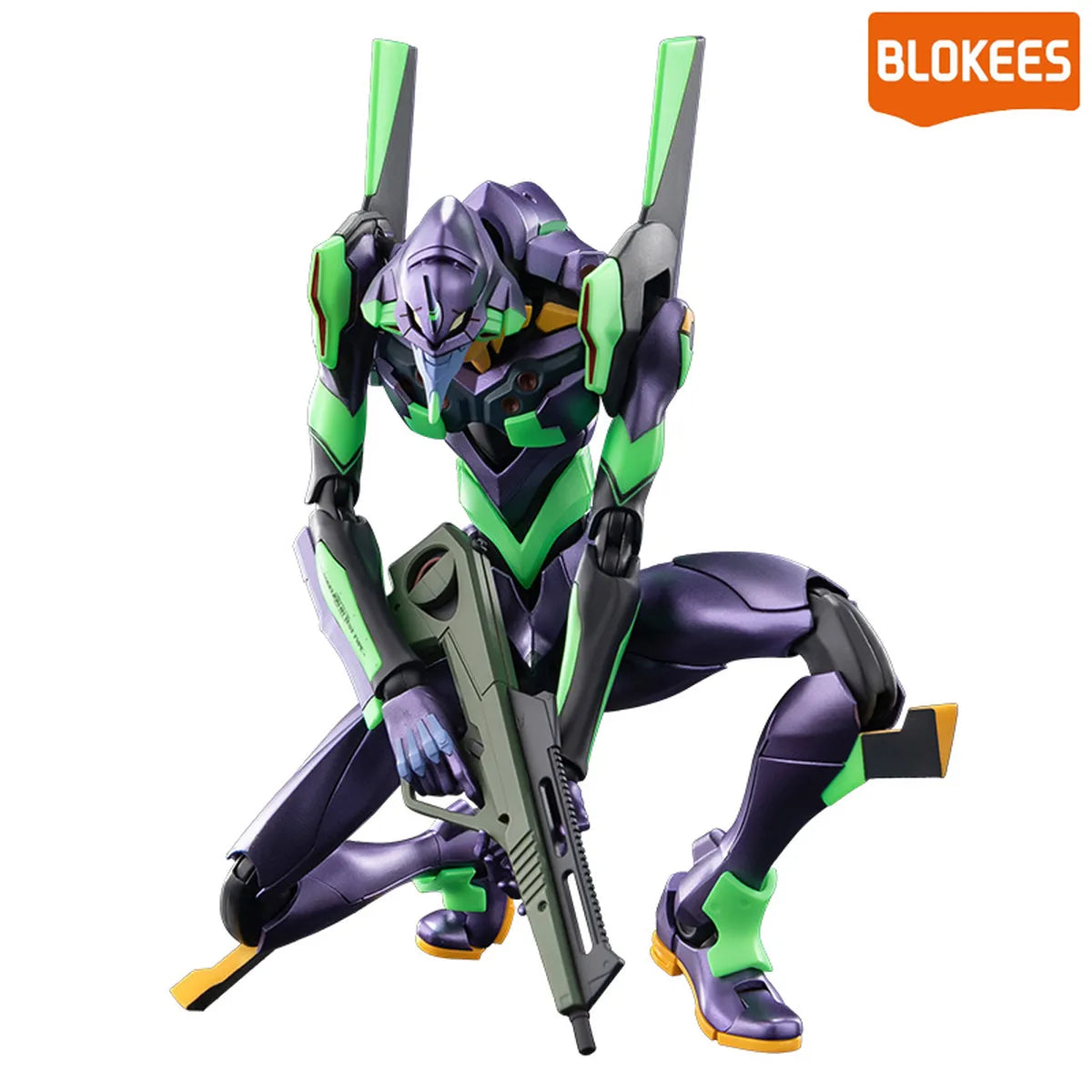 Blokees Evangelion Action Edition 01 - Eva Unit 01 - maquette montée posing