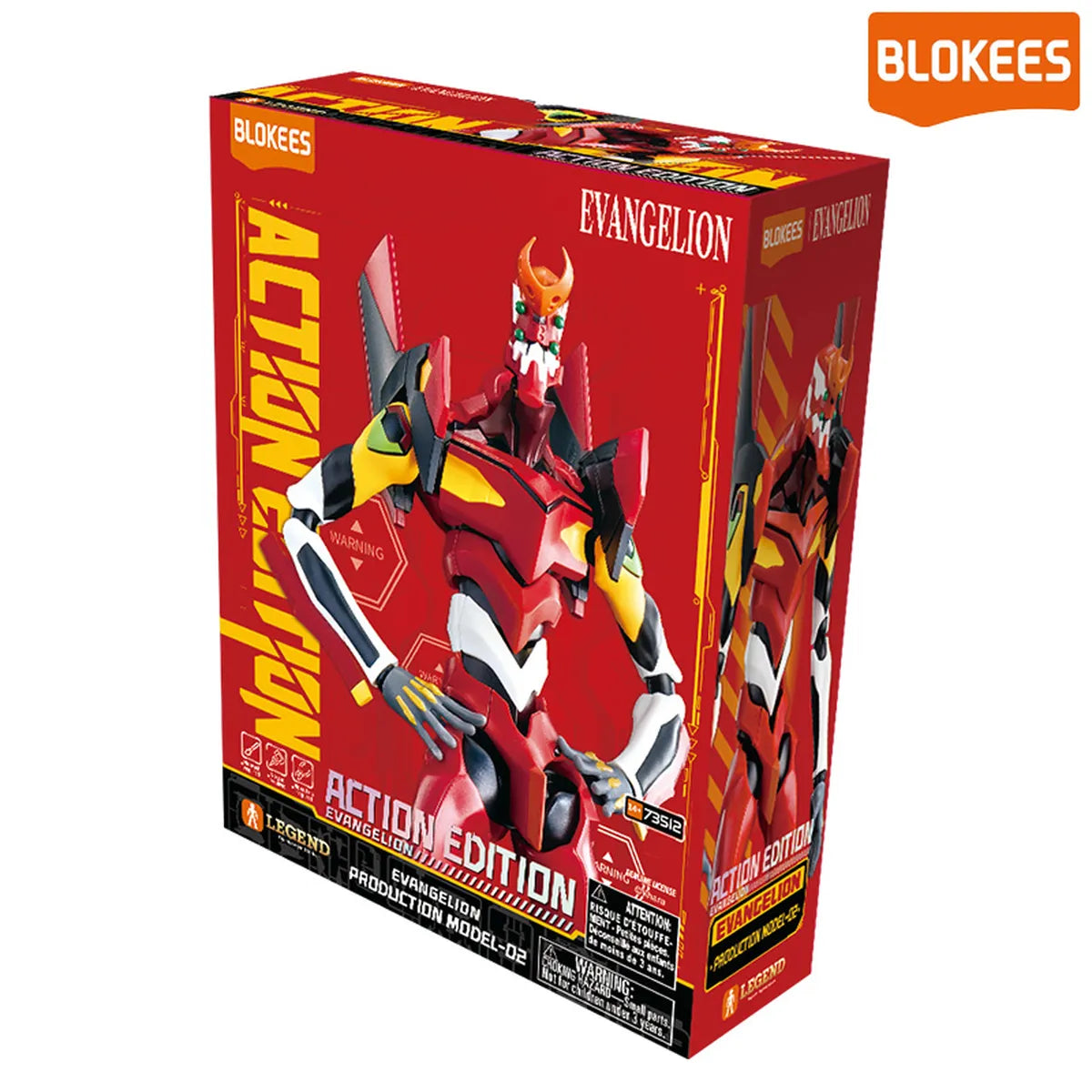 Blokees Evangelion Action Edition 02 - Eva Unit 02 - boîte