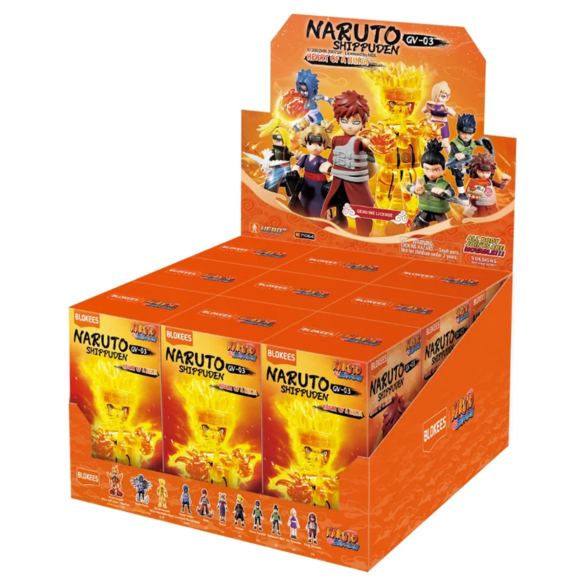 Blokees Naruto Galaxy Version 03 Ninja Spirit - display