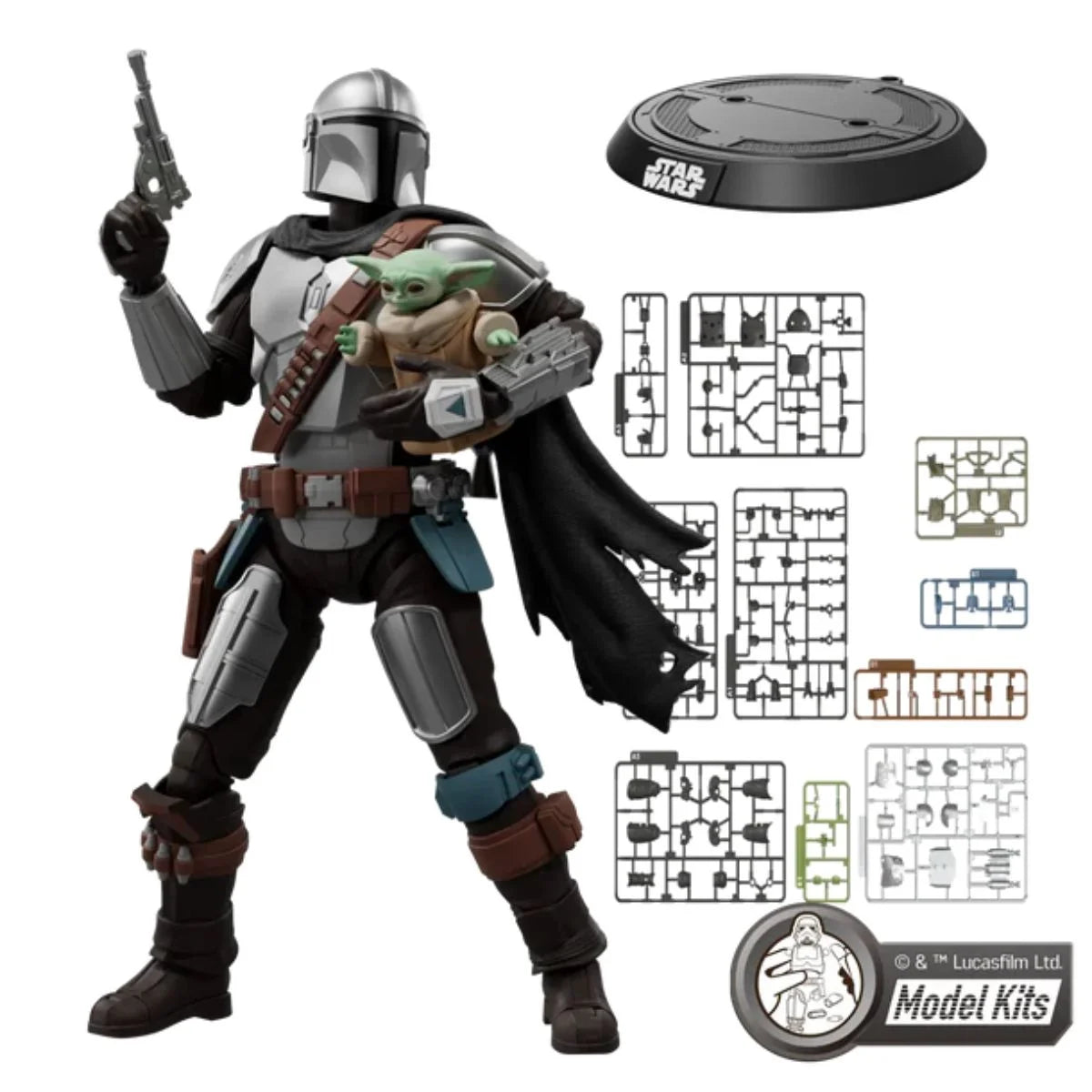 Blokees Star Wars The Mandalorian et Grogu - posing et grappes
