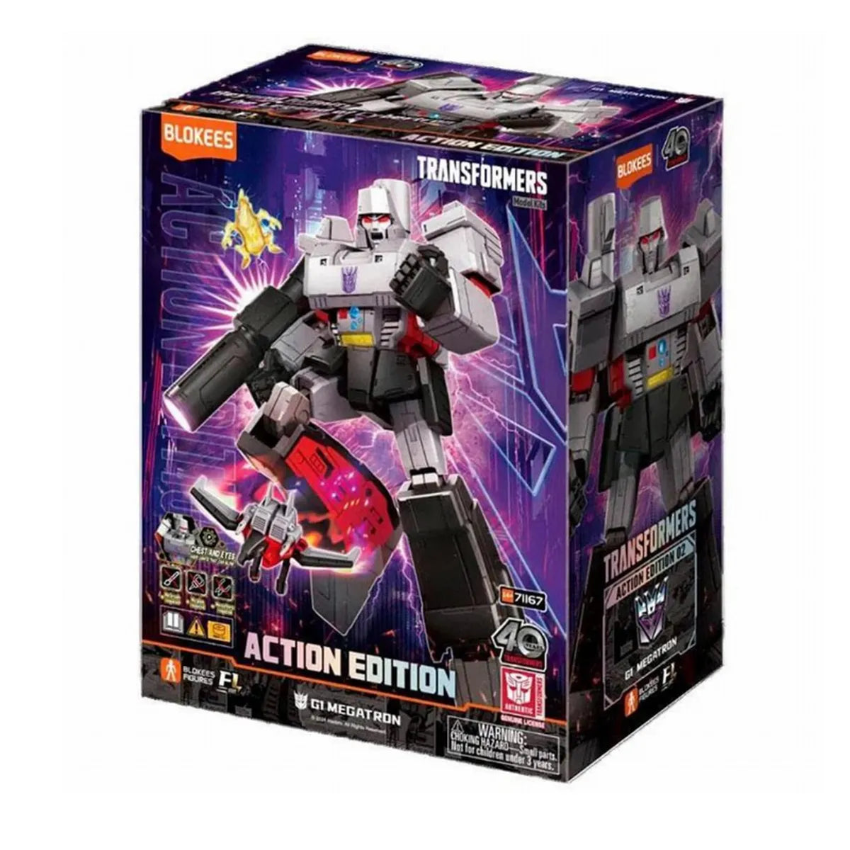 Blokees Transformers Action Edition 02 Megatron - Boîte