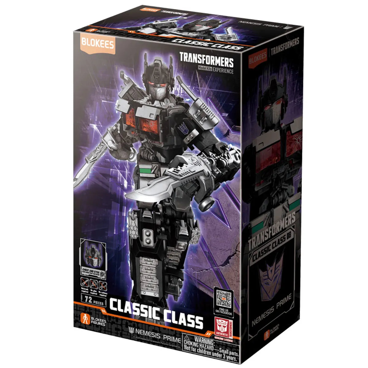 Blokees Transformers Classic Class 08 Nemesis Prime - boîte