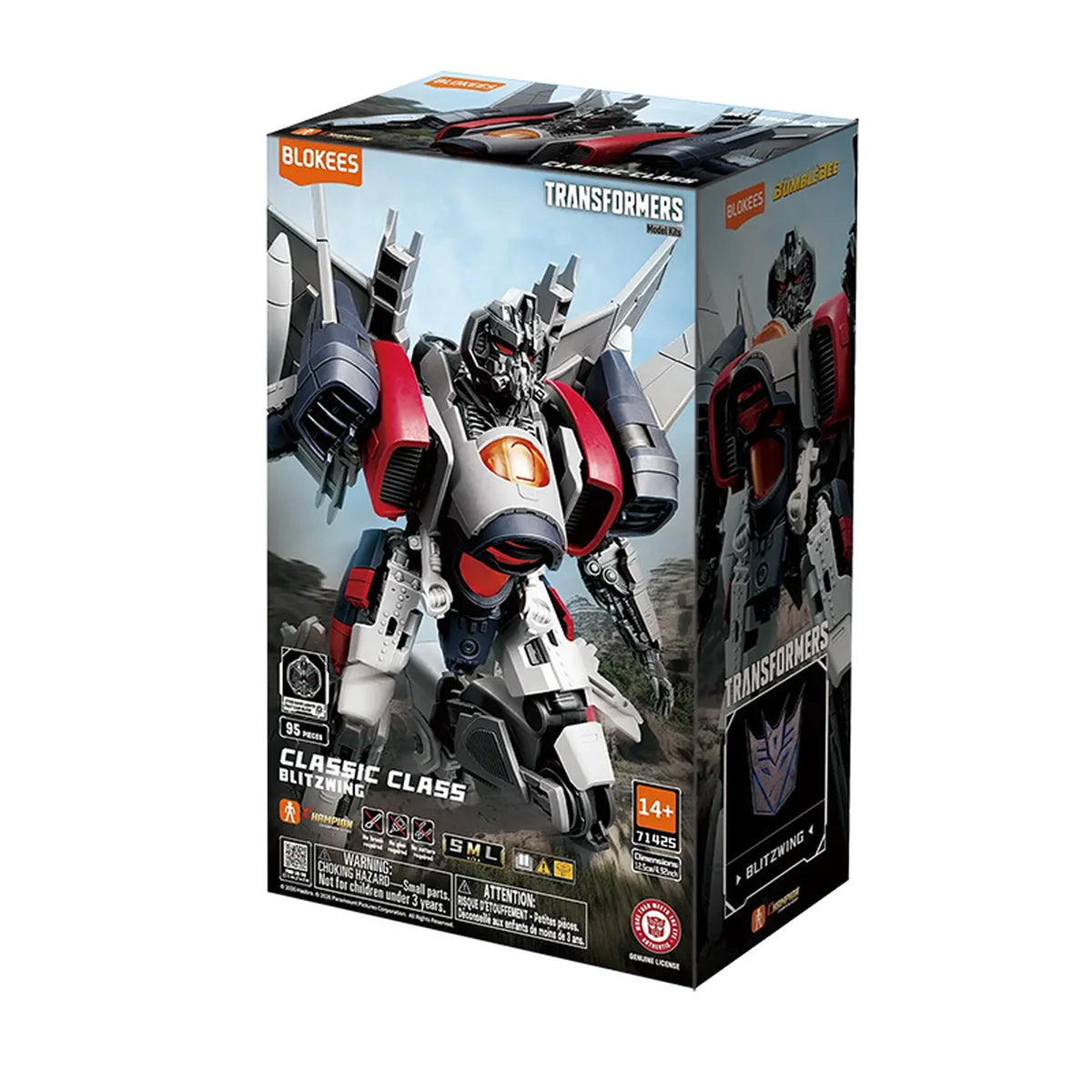 Blokees Transformers Classic Class 25 Blitzwing - boîte