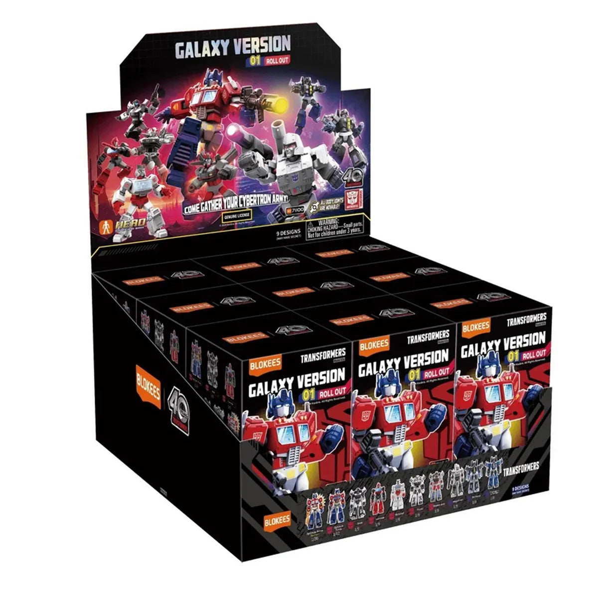 Blokees Transfomers Galaxy Version 01 - display