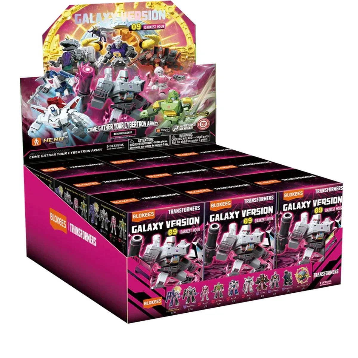 Blokees Transfomers Galaxy Version 09 Darkest Hour - display