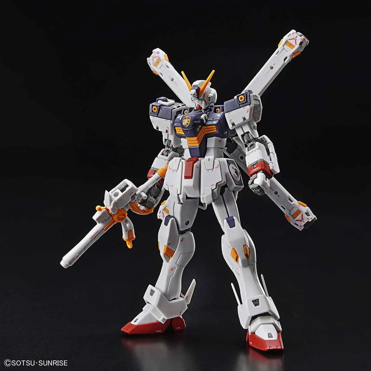 Gunpla Crossbone Gundam X1 RG 1/144 – maquette montée vue avant
