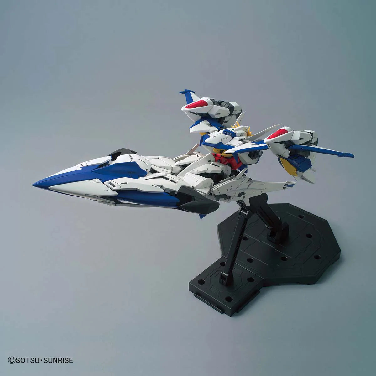 Gunpla Eclipse Gundam MG 1/100 – maquette montée transformation vaisseau