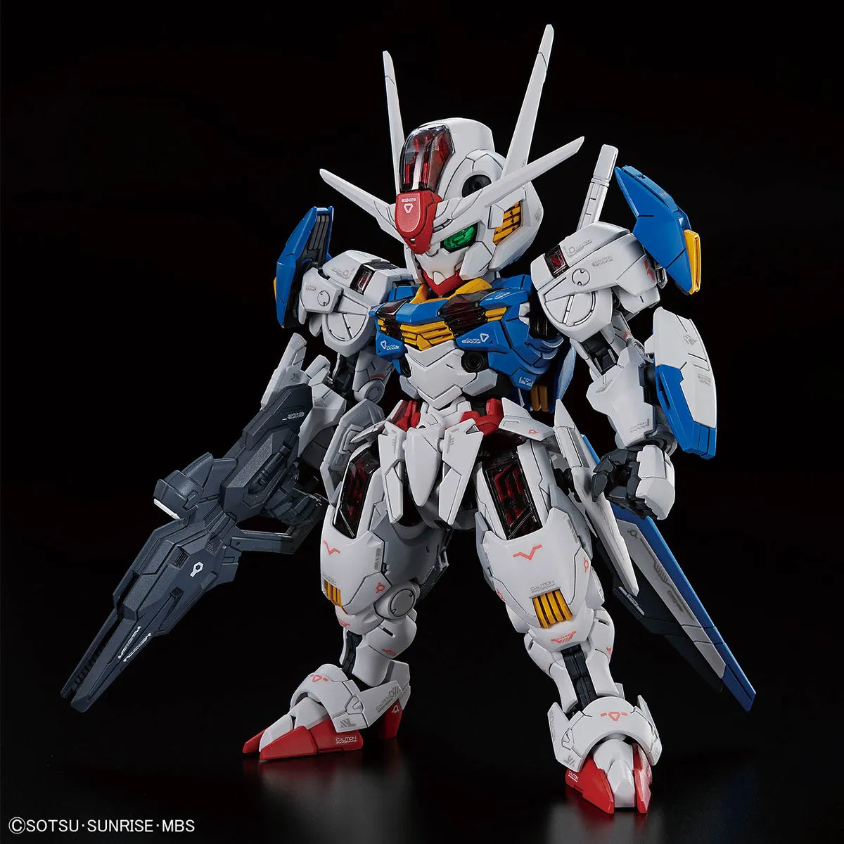 Gunpla Gundam Aerial MGSD – maquette montée vue de face