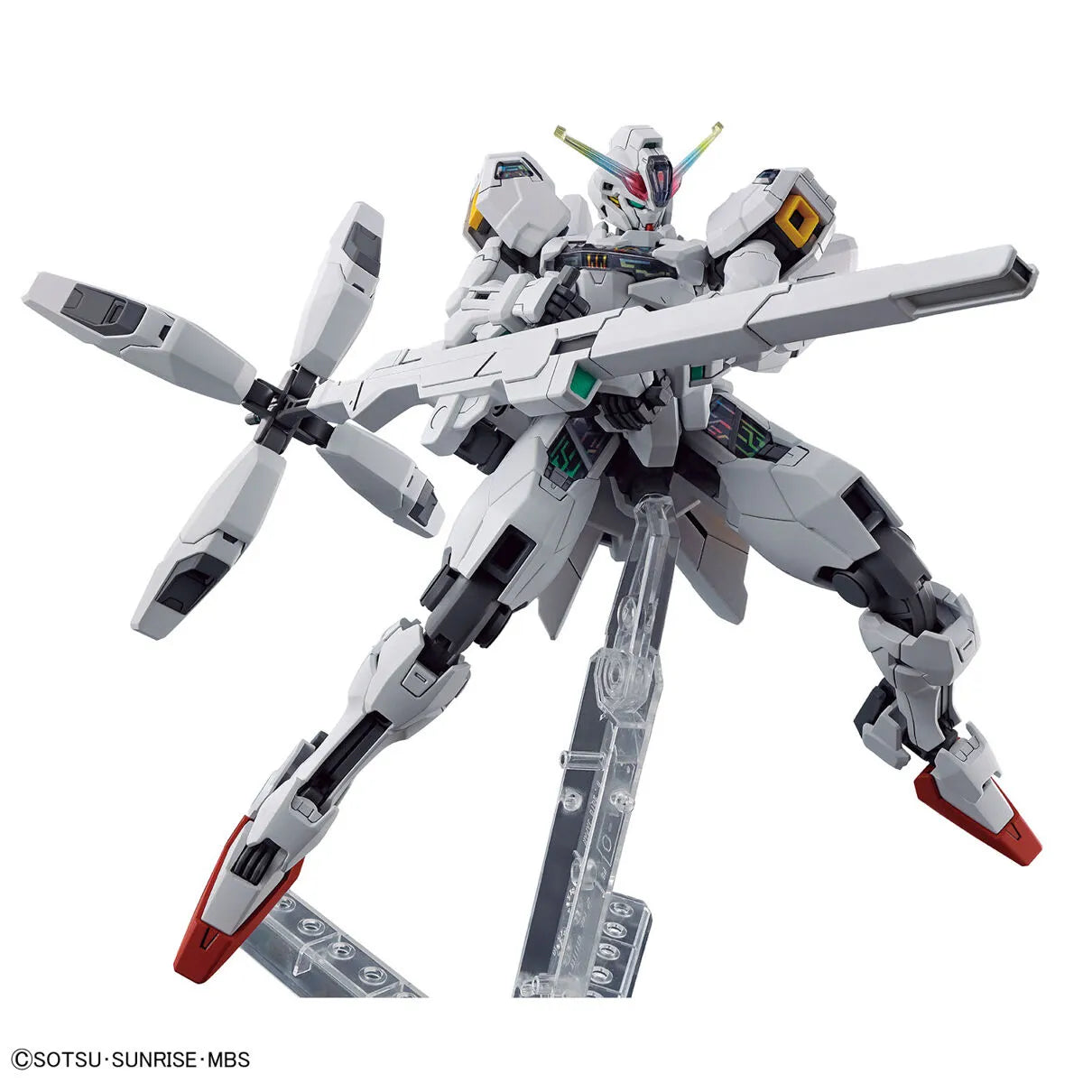 Gunpla Gundam Calibarn HG 1/144 – maquette montée vue pose combat
