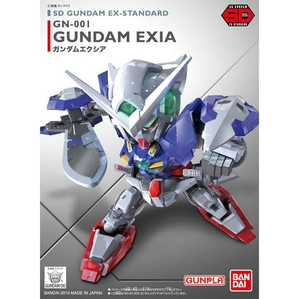 Gunpla Gundam Exia SD – boîte Bandai