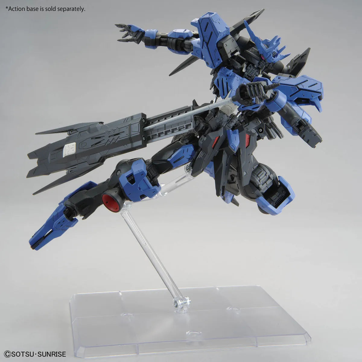 Gunpla Gundam Vidar MG 1/100 – maquette montée vue côté