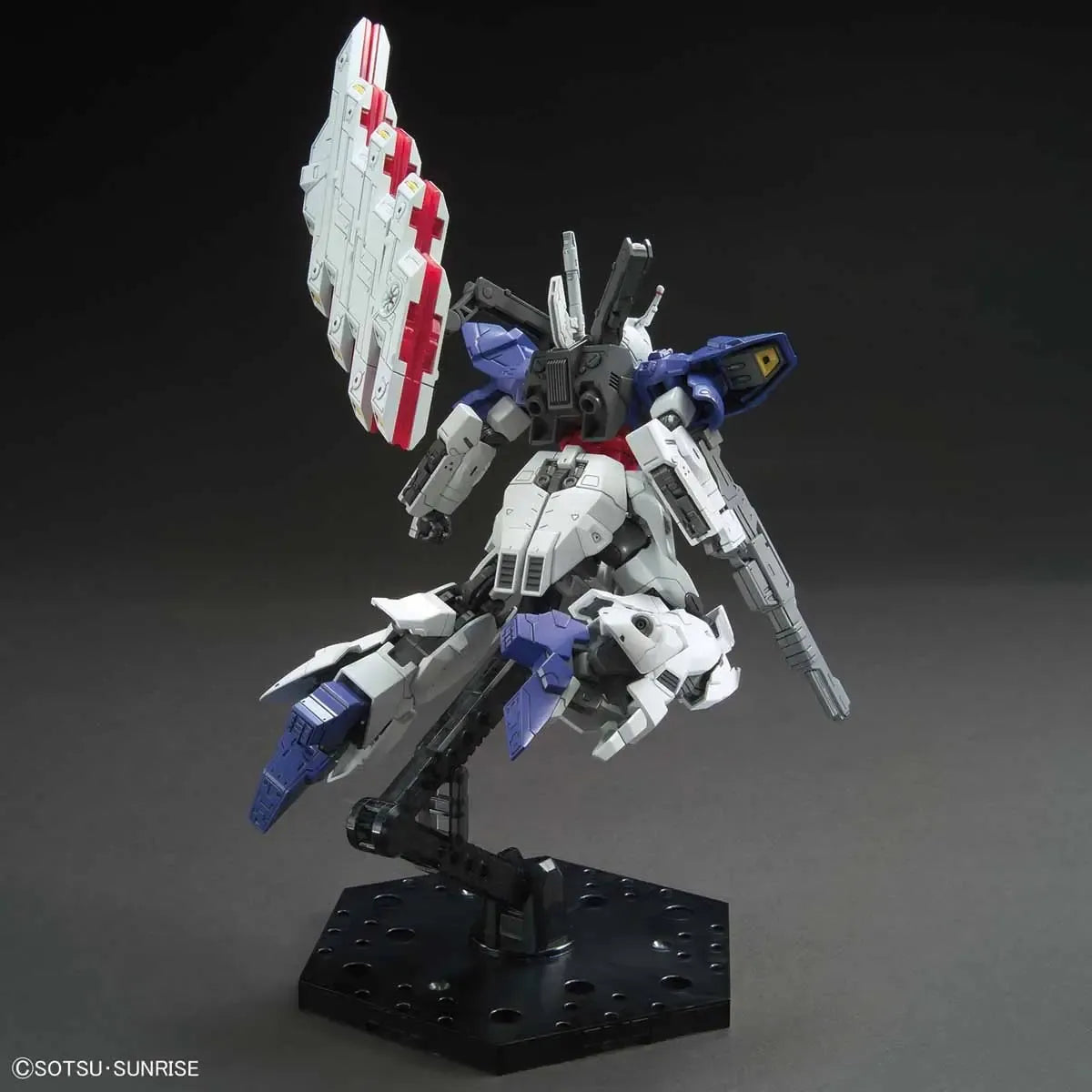 Gunpla Moon Gundam HG 1/144 – maquette montée vue arrière