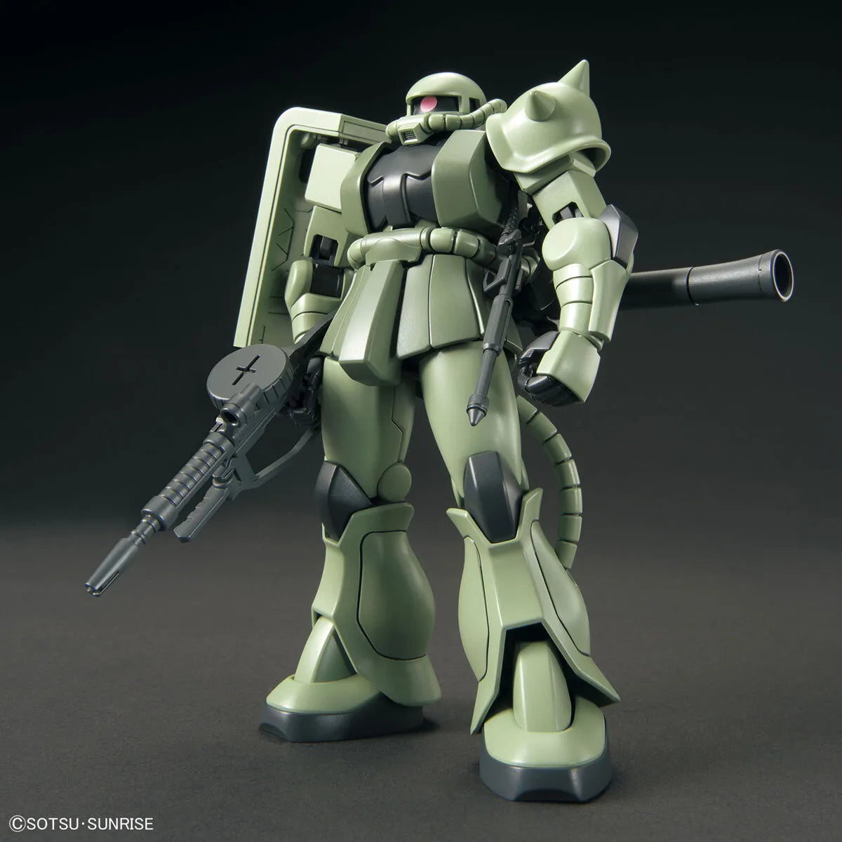 Gunpla MS-06 Zaku II HG 1/144 – maquette montée vue avant
