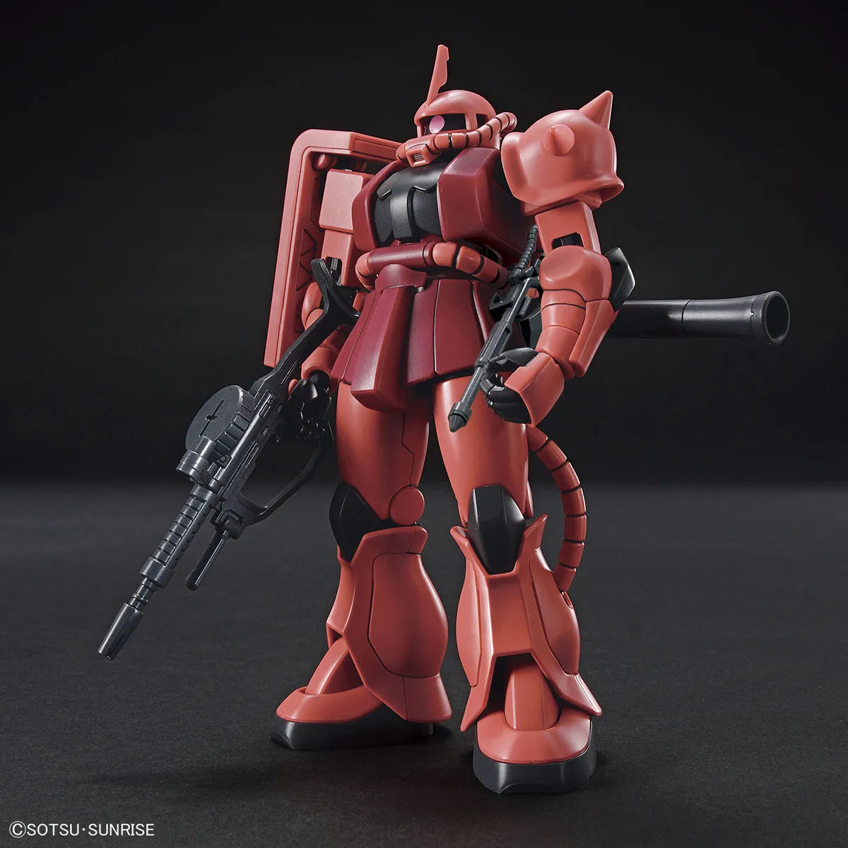 Gunpla MS-06S Zaku II 40th Gunpla Anniversary HG 1/144 – maquette montée vue avant