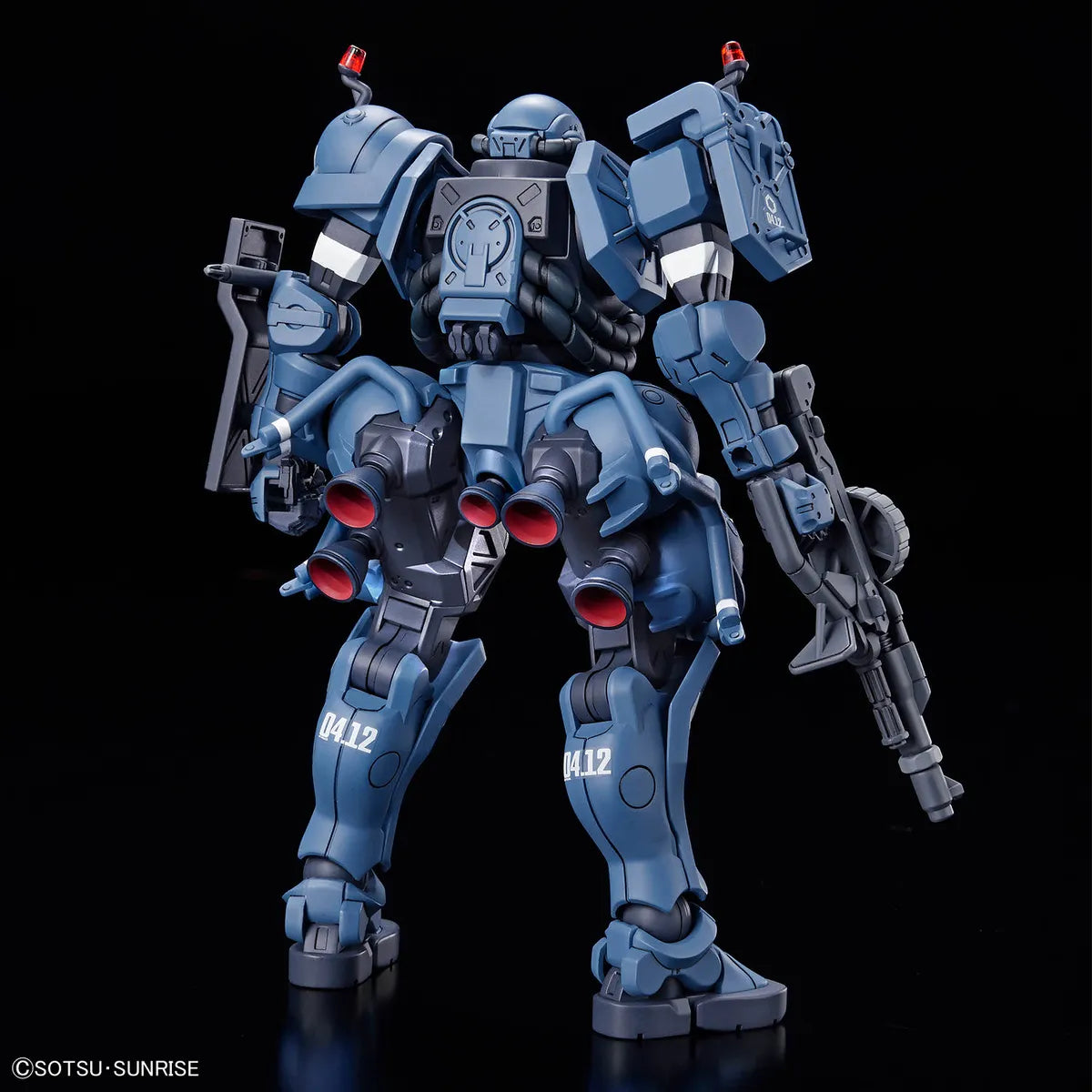Gunpla Police Zaku HG 1/144 – maquette montée vue arrière