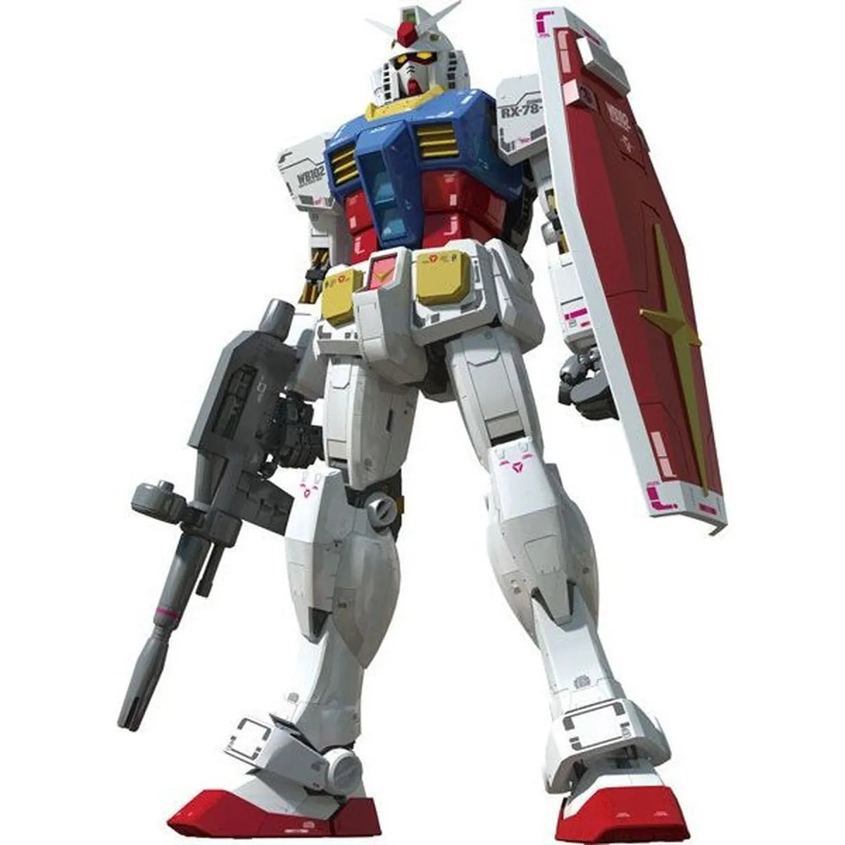 Gunpla RX-78-2 Gundam version 3 HG 1/144 – maquette montée vue avant