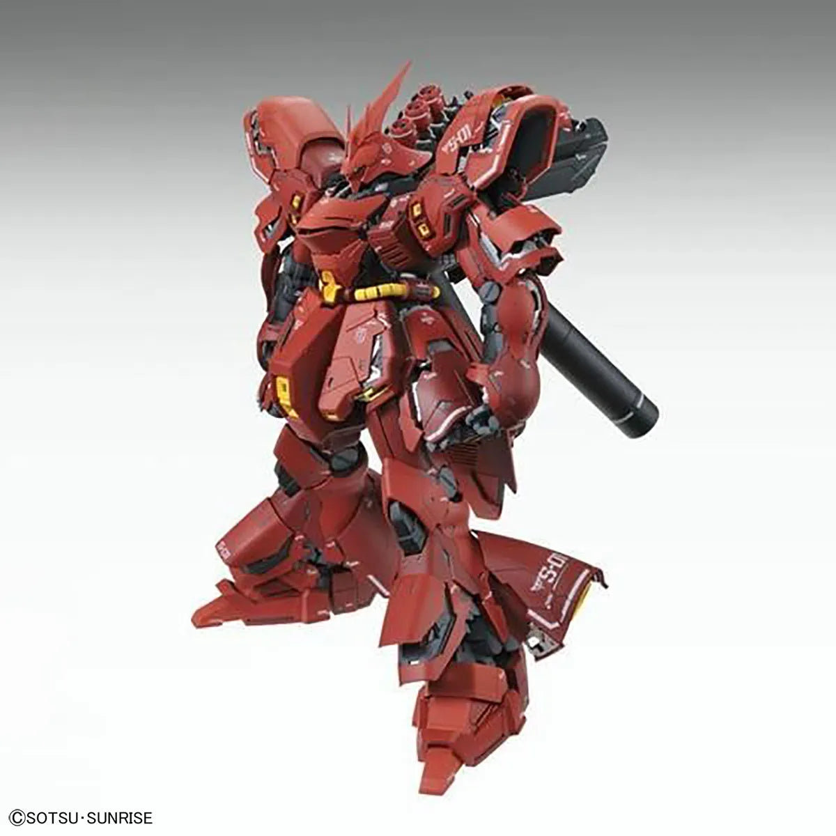 Gunpla Sazabi Ver Ka MG 1/100 – maquette montée vue côté