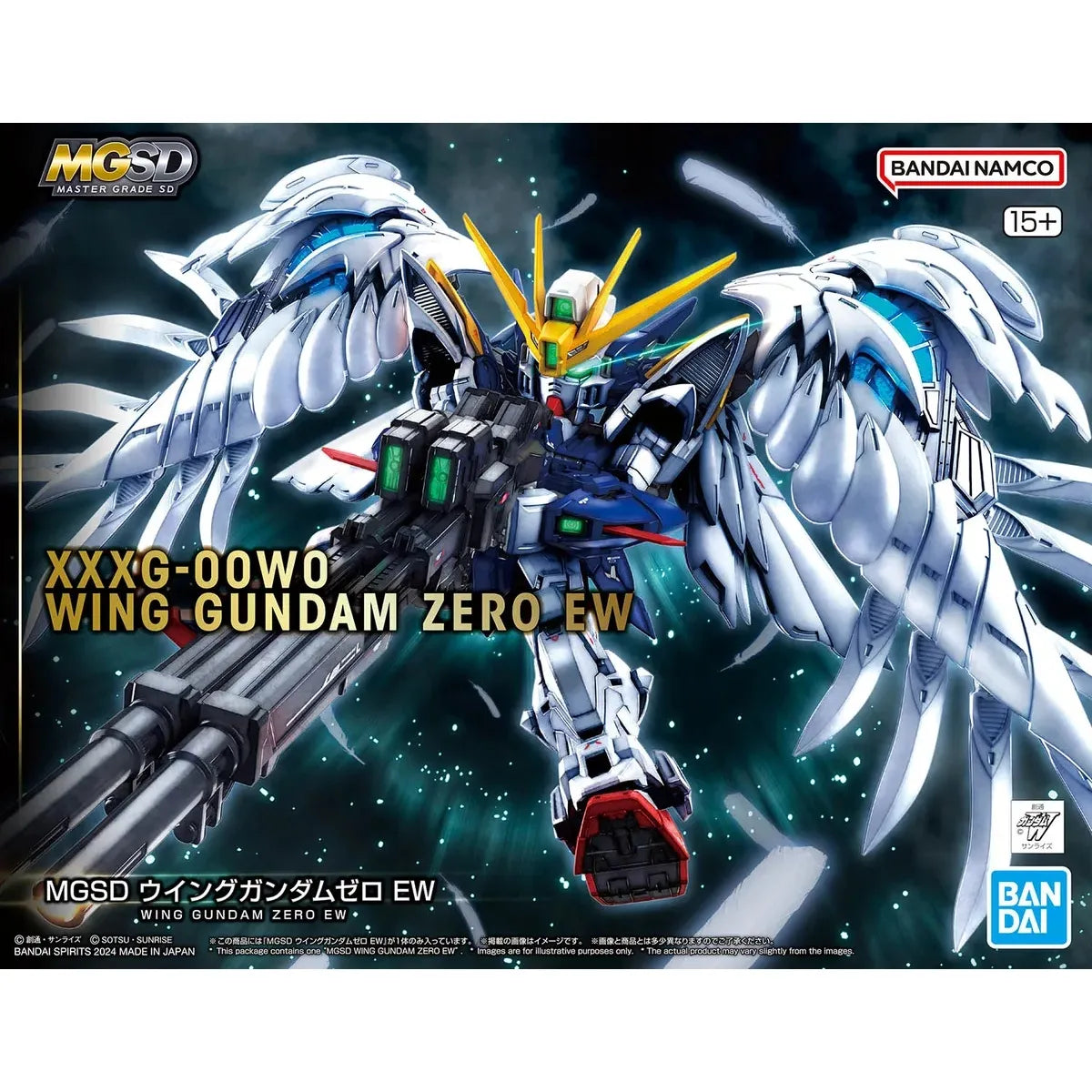 Gunpla Wing Gundam Zero EW MGSD – boîte Bandai
