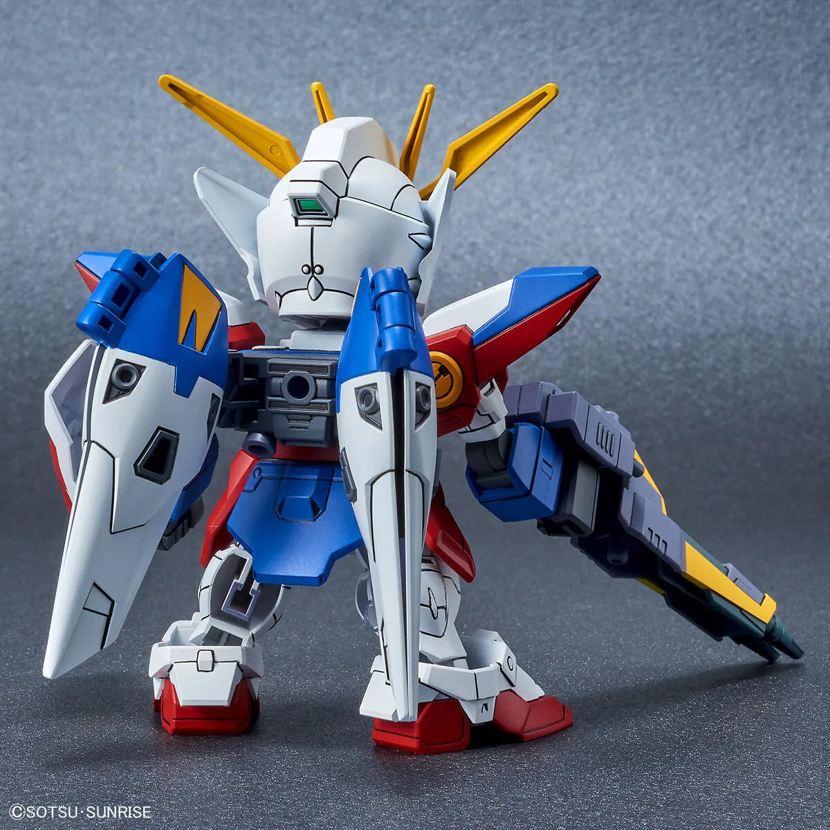 Gunpla Wing Gundam Zero SD – maquette montée vue arrière