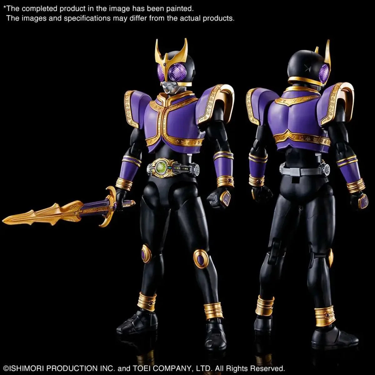 Kamen Rider - Figure-rise Standard Masked Rider Kuuga Titan Form - Boîte Bandai - Maquette montée vue de face et de dos