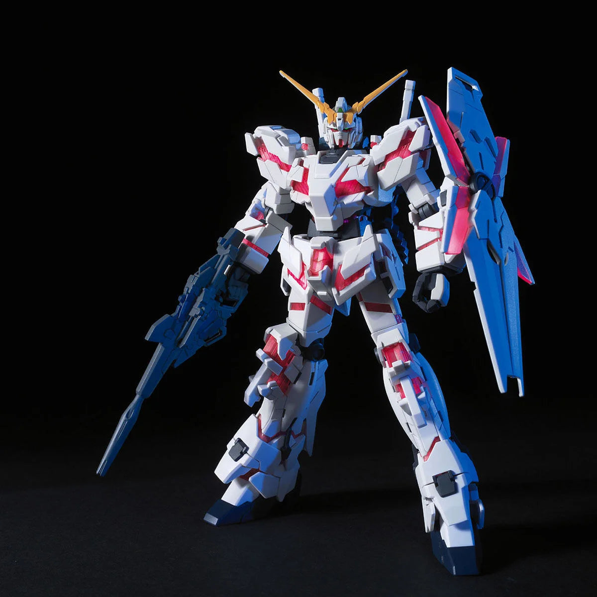 HG 1/144 RX-0 Unicorn Gundam (Destroy Mode) - maquette montée