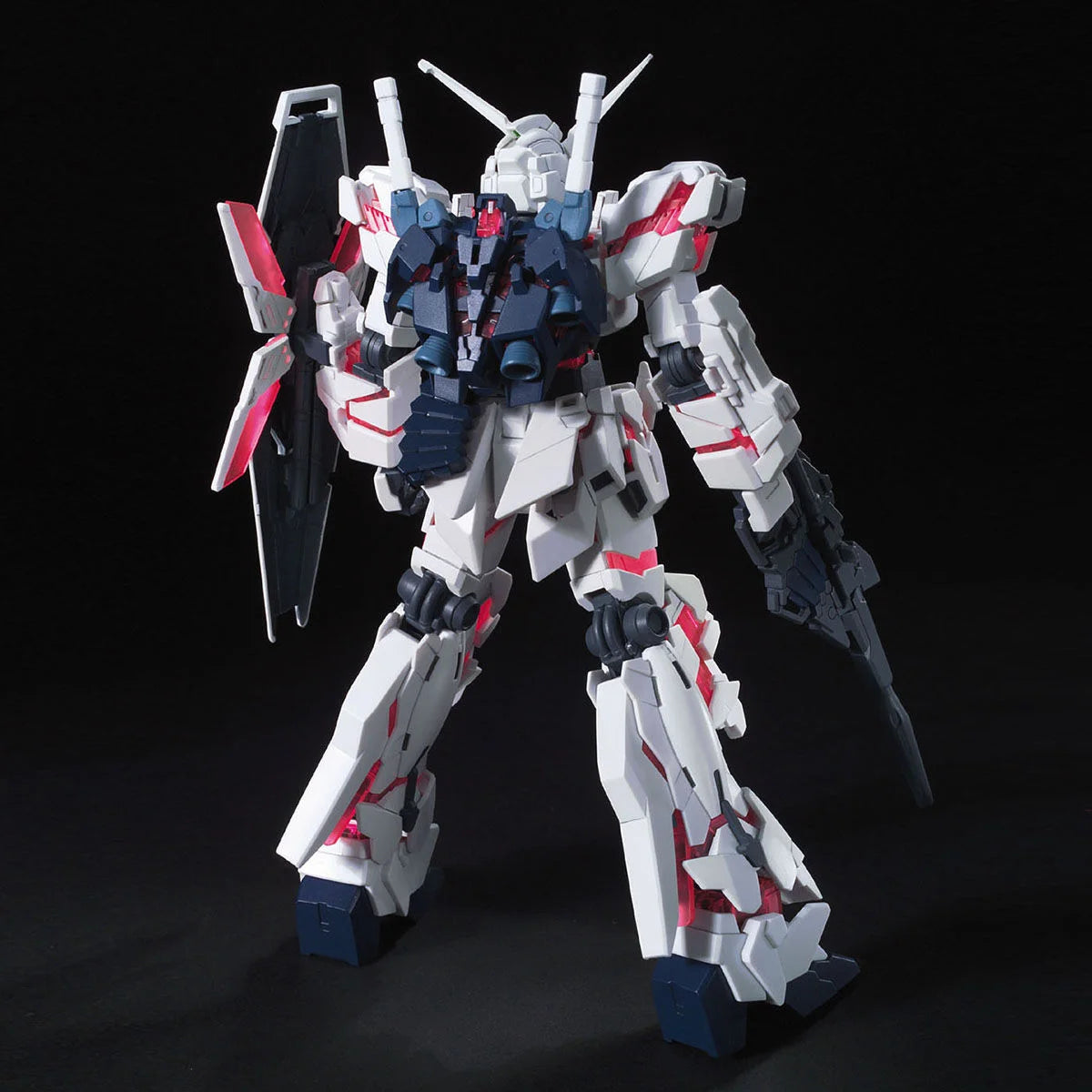 HG 1/144 RX-0 Unicorn Gundam (Destroy Mode) - vue de dos