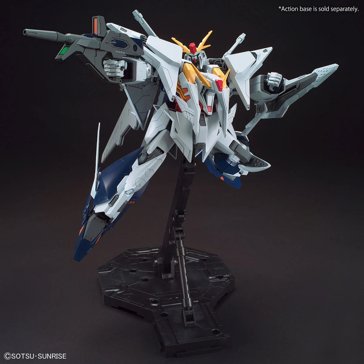 HG 1/144 XI Gundam - posing avec fusil