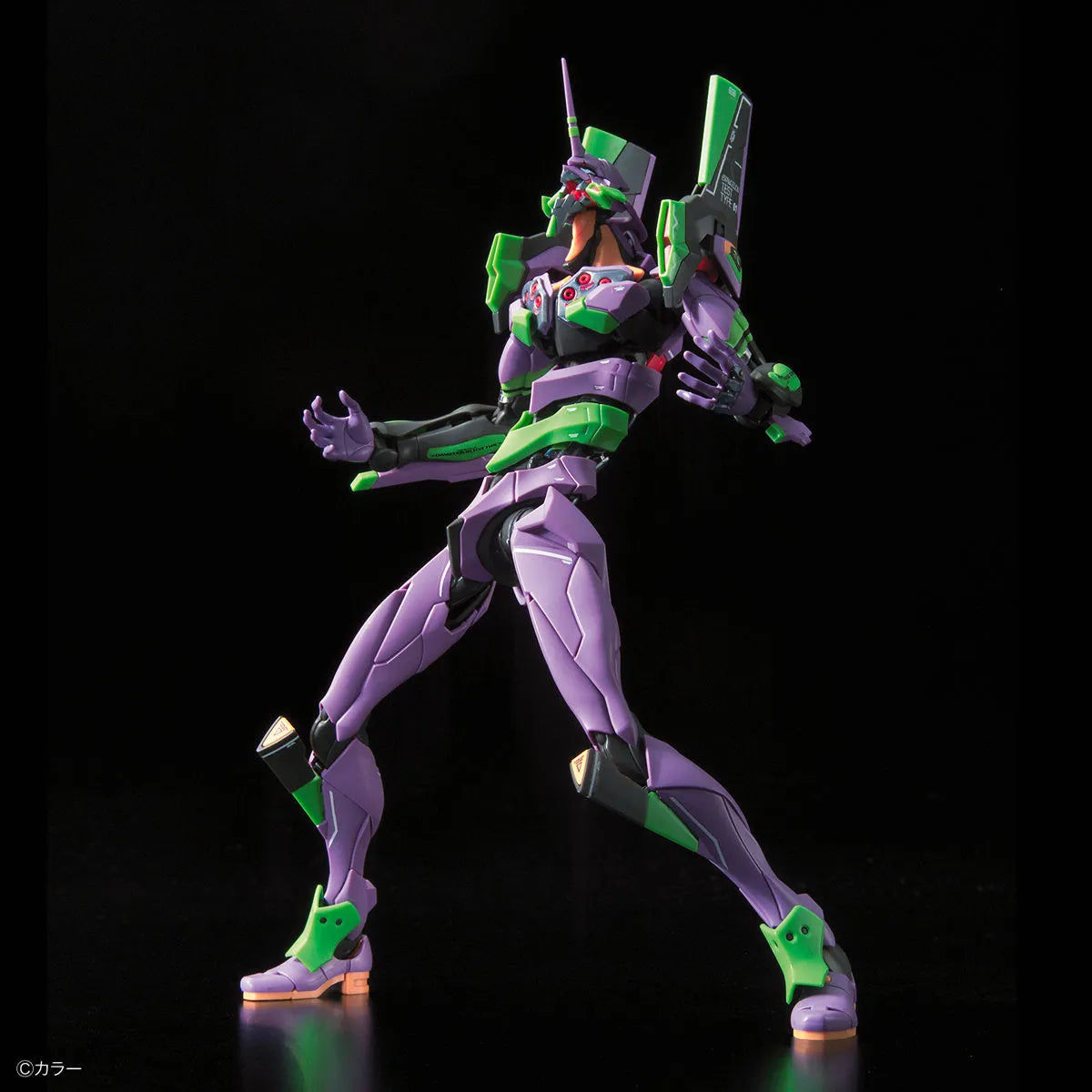 Model Kit Evangelion Unit 01 - RG - maquette montée pose cri