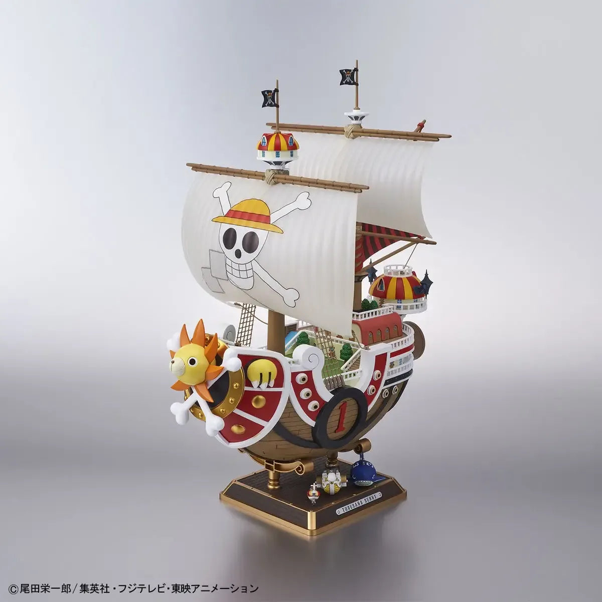 One Piece Thousand Sunny Land of Wanokuni version - Maquette montée vue avant