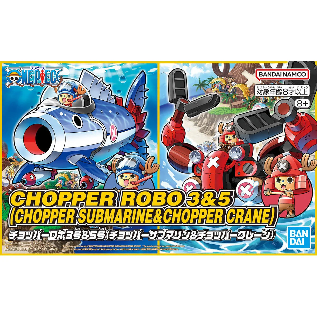 One Piece Chopper Robot 3 et 5 - boîte