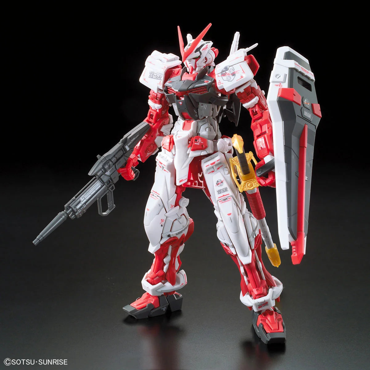 Gunpla RG 1/144 Gundam Astray Red Frame - Vue de face