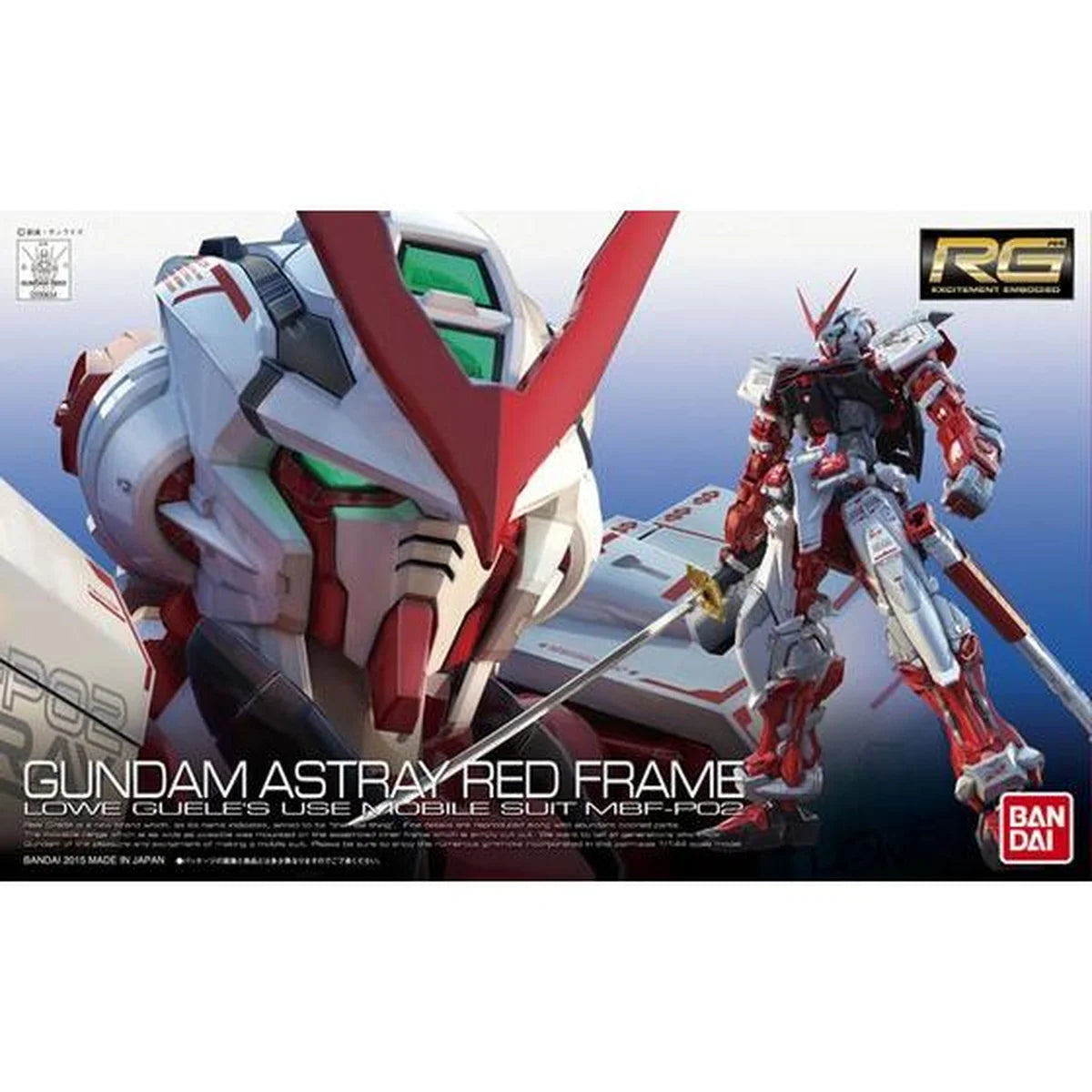 Gunpla RG 1/144 Gundam Astray Red Frame - Boîte