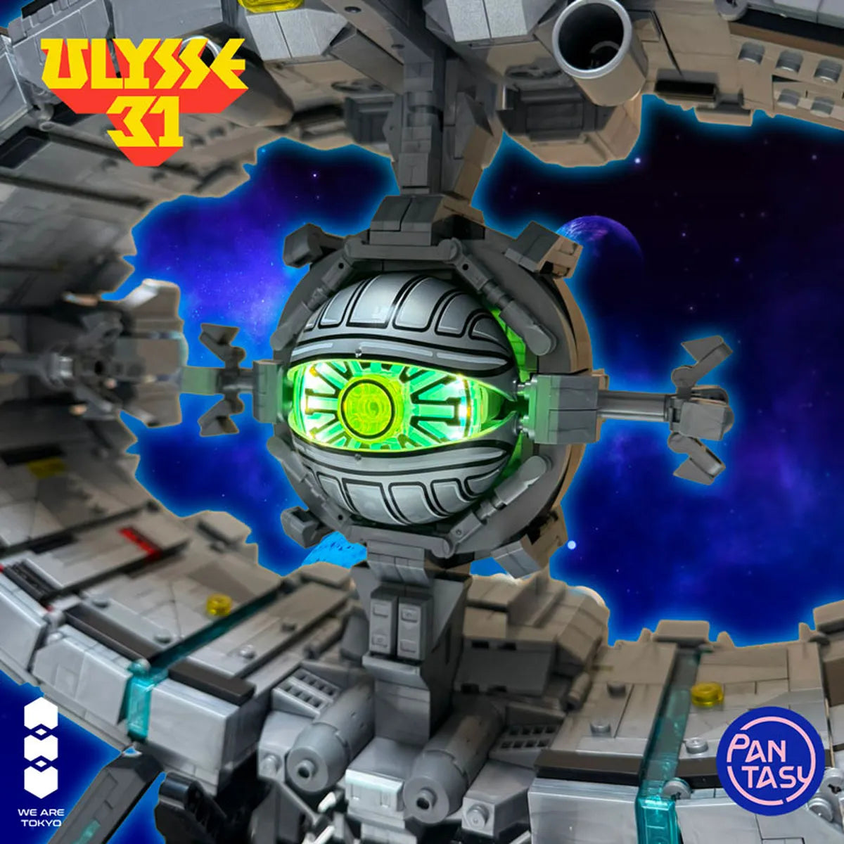 Ulysse 31 - We Are Tokyo x Pantasy - odysseus 50cm light up - zoom sur l'œil