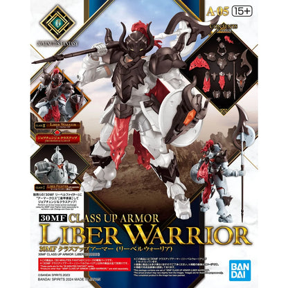30MF Class Up Liber Warrior - Visuel du packaging Bandai