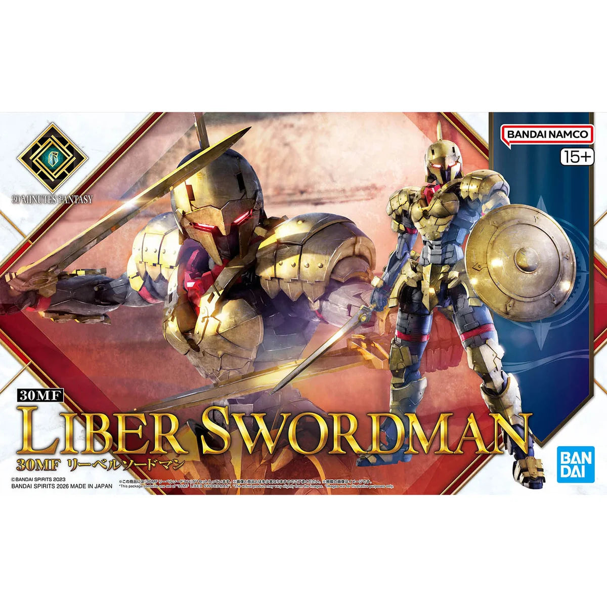 30MF Liber Swordman - Boîte Bandai