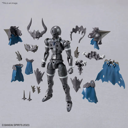 30 MF Necrosknight - Silhouette et pièces d'armure