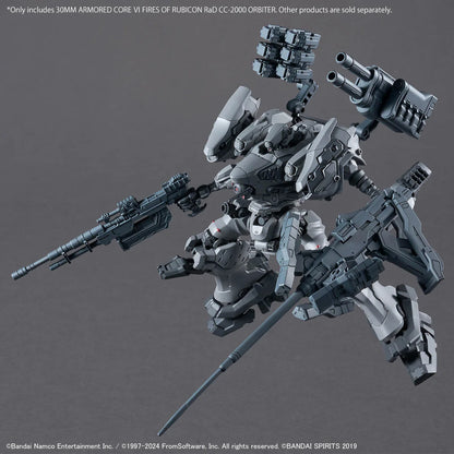 30MM Armored Core RaD CC-2000 Orbiter - Posing avec toutes les armes