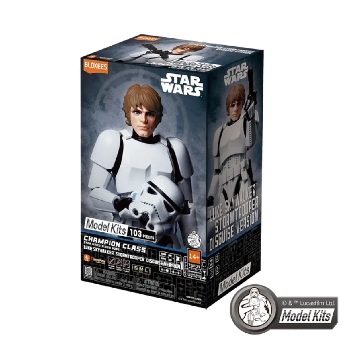 Blokees Star Wars Champion Class 04 - Luke Skywalker Stormtrooper Disguise Version