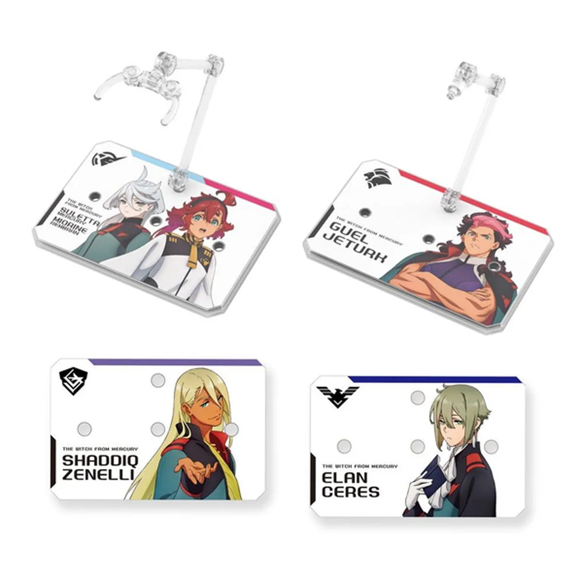 Action Base 6 Clear The Witch from Mercury stickers set - Illustration