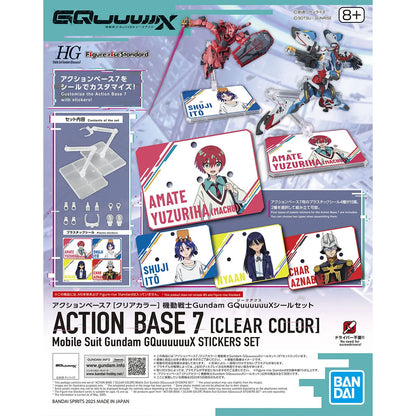 Action Base 7 Clear GQuuuuuuX stickers set - Packaging