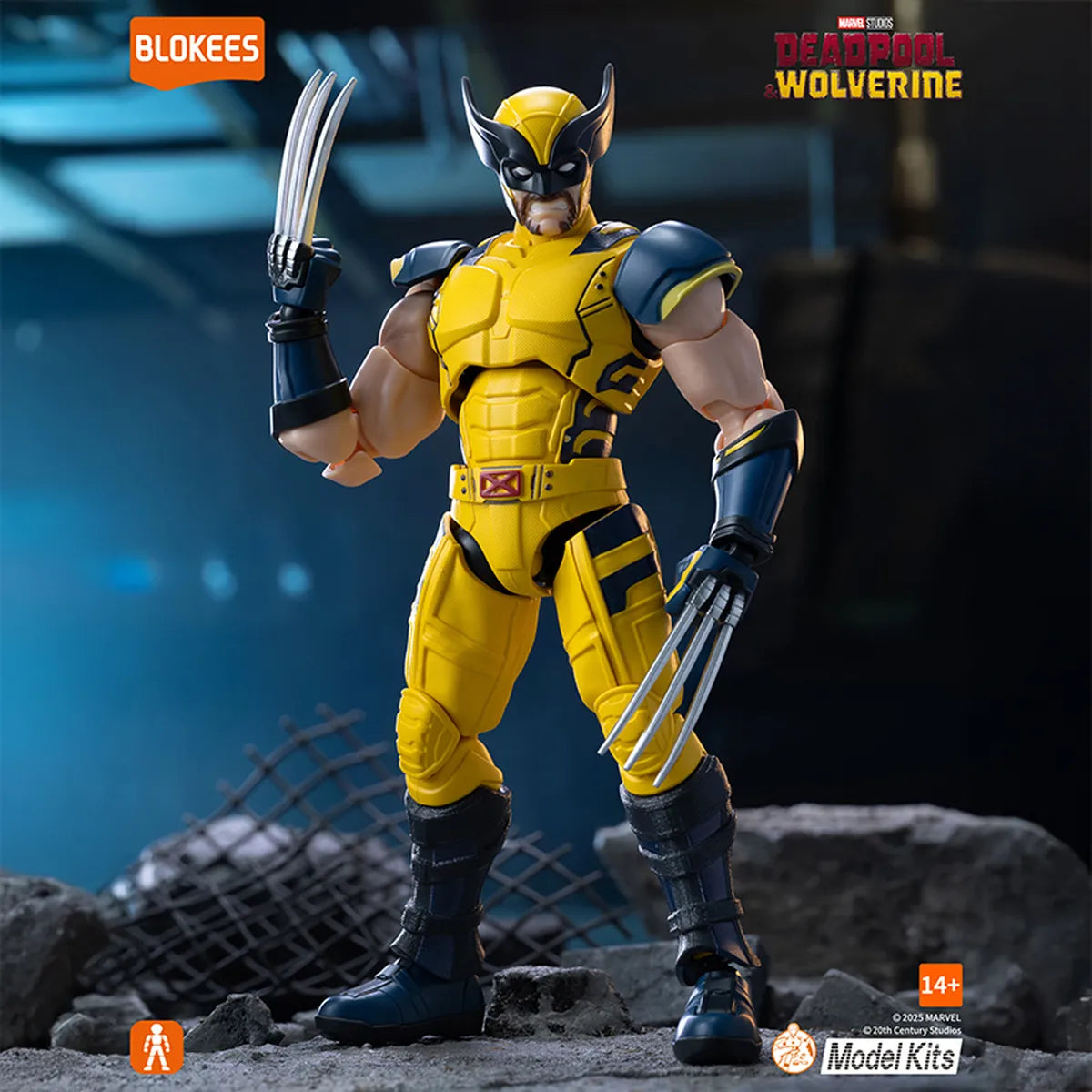 Blokees Marvel Champion Class 05 - Wolverine - maquette montée