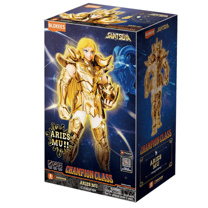 Blokees Saint Seiya Champion Class 01 - Aries Mu - Chevalier d'or du bélier - Boîte