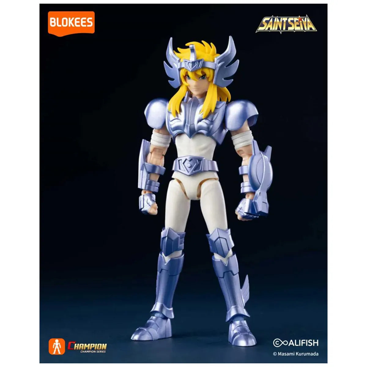 Blokees Saint Seiya Champion Class 07 - Cygnus Hyoga - Chevalier du cygne - maquette montée